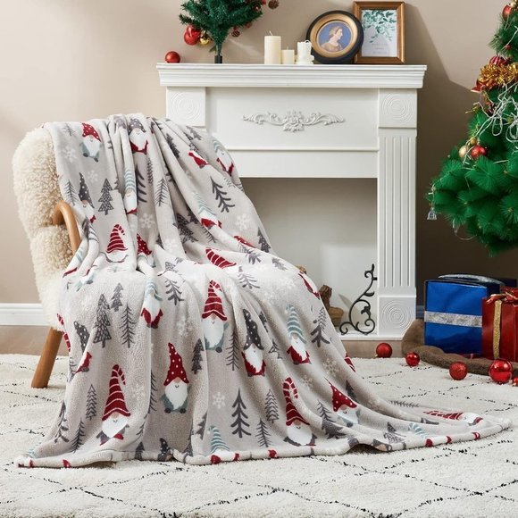 Throw Blanket Christmas Blanket Warm MilkyPlush Ultra Soft Cozy 80